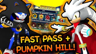 NEW UPDATE FEATURES FASTPASS  PUMPKIN HILL permanent map  Sonic Speed Simulador [upl. by Emmalynn]