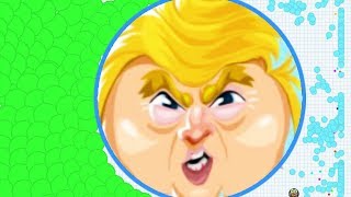 Agario New Donald Trump SKIN Epic Take Over Agario Mobile Gameplay [upl. by Aihsenat]