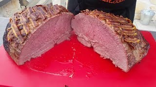 65 Kg Rinderbraten am Stück vom Kamadogrill  Steakthatcom [upl. by Asim]