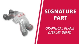 Graphical Plane Display Demo  Mastercam 2024 Signature Parts [upl. by Nryhtak25]