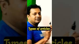 Types of Article  Definite amp Indefinite articles [upl. by Emorej149]