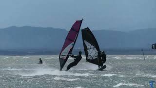 WINDSURF LA NAUTIQUE LEUCATE LE PARC A HUITRES LE 15042024 [upl. by Itnahsa]