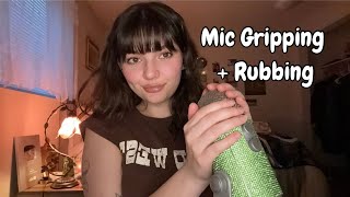 ASMR  Fast Aggressive Mic Gripping  Rubbing Collarbone Tapping Mouth Sounds Gloves Rambles [upl. by Kramer874]