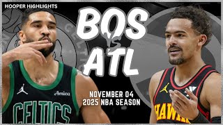 Boston Celtics vs Atlanta Hawks Full Game Highlights  Nov 4  2025 NBA Season [upl. by Henry790]