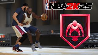 NBA 2K25 THE POWER OF LEGEND STRONG HANDLES LOCKDOWNS HATE THIS BADGE [upl. by Tristis]