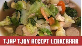 Tjap Tjoy recept lekkerrrr recept capcay tjapTjoy authentiekfood lekker [upl. by Ophelia]