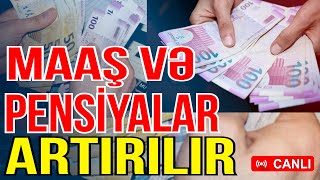 Prezident göstəriş verdi Maaş və pensiyalar artırılır  Media Turk TV [upl. by Ahsykal2]