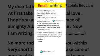 Email Writing  Email লেখার নিয়ম  ইমেইল  Rabiuls Educare  email emailwriting [upl. by Galliett]