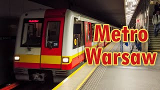 Metro Warsaw  Metro w Warszawie  Poland [upl. by Etz]