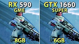 RX 590 GME vs GTX 1660 Super  Test in 12 New Games 1080p [upl. by Orimar952]