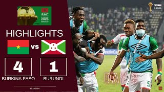 Burkina Faso 4 vs Burundi 1  AFCON 2025 Qualifiers  CAN 2025 [upl. by Eloc370]