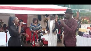 RENAH NALUMANSI PERFOMING WITH EDDIE YAWE AT A WEDDING [upl. by Rumpf]