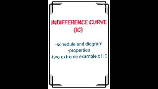 Indifference curve notes📝 [upl. by Valdas]