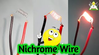 Nichrome wire  nichrome wire project  💡💡💡  all technique  all technics [upl. by Reiniar]