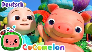 Tierisches Tanzlied  CoComelon  JJs Animal Time Deutsch  Cartoons und Kinderlieder [upl. by Gnad]