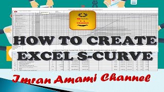 HOW TO CREATE EXCEL SCURVEimran amami channel [upl. by Creighton]