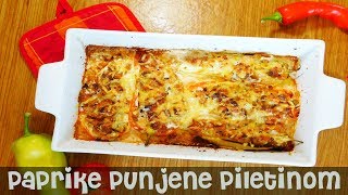 Paprike punjene piletinom  Recept [upl. by Letrice]