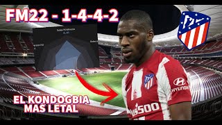 FM22  TÁCTICA 1442 OPTIMIZANDO EL ROL SEGUNDO VOLANTE EN ATAQUE  FOOTBALL MANAGER 22 [upl. by Aramo]