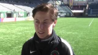 USWNT players arrive for Portland Thorns training [upl. by Keithley279]