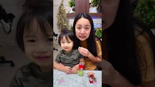 Baby laughs at burping mom 🤣✅🌈😱🍭👧🏻❤️🚀 [upl. by Athenian]