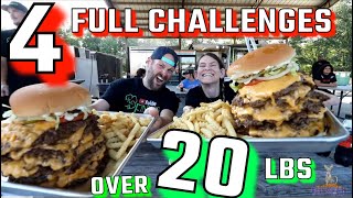 KC FINN’S CRAZY DOUBLE CHALLENGE  OVER 20 LBS COMBINED  BEAT JOEL HANSEN  NEW RECORD [upl. by Tarton]