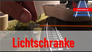 Bahnübergang Automatik Steuerung per Lichtschranke 23 Bau H0 Modellbahnanlage mit Märklin CGleis [upl. by Llennod]