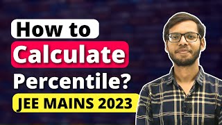 How to Calculate Percentile in JEE MAINS 2023 in Hindi  Jee Mains Result 2023  January Attempt [upl. by Ainek]