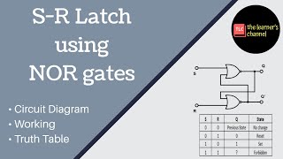 SR flipflop using NOR gate  Digital Electronics [upl. by Saberio]