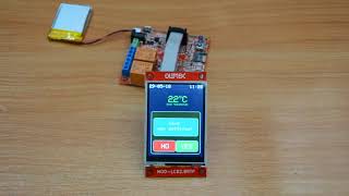 LCD display for ESP32EVB 320x240 pixels with touch screen [upl. by Eecak]