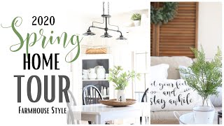 Spring Home Tour 2020  Farmhouse Style Home Tour  Spring Home Decor  Spring Farmhouse Tour [upl. by Grosberg]