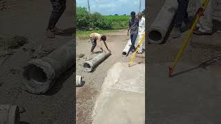 Pipe laying preparation shortvedio viralvideo construction civilwork [upl. by Zanas]