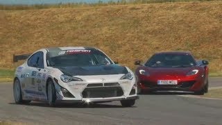 New Toyota GT86 TURBO vs McLaren MP412C [upl. by Still670]