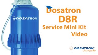 Dosatrons D8R  40 GPM Service Video using the Mini Maintenance Kit 8PJ052MINIH [upl. by Euqinehs]