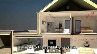 The Ventilation System of a Passive House subtitled [upl. by Laikeze574]