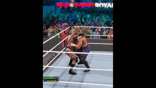 Exploder Suplex Outside The Ring WWE 2K23 wwegames [upl. by Vitkun]