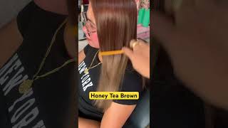 Honey Tea Brown Hair Color [upl. by Loreen64]