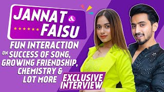 Jannat Zubair amp Mr Faisu Interview On Success Of Lehja Their Chemistry Growing Friendship amp More [upl. by Yatnuahs918]