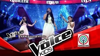 The Voice Kids Philippines Semi Finals quotLet It Goquot by Darlene Edray amp Lyca [upl. by Mic243]