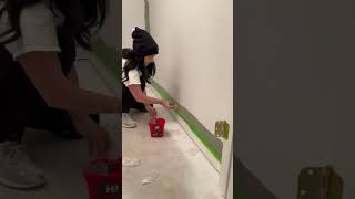 🤌🏼😘 diyproject diytok renovationtok renovation artproject painting paint picasso [upl. by Mayhs]