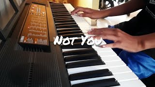 Not You  Alan Walker  Keyboard piano cover yamaha psr f51 [upl. by Hnim437]