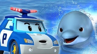 My Animal Friends│POLI 2 Hour Compilation│Protect the Dolphins│Safety Episodes│Robocar POLI TV [upl. by Aniger316]