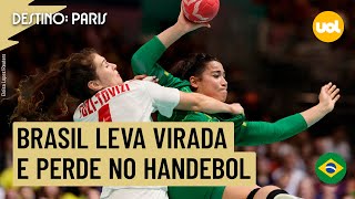 OLIMPÍADAS 2024 BRASIL SOFRE VIRADA NO HANDEBOL EM MINUTOS FINAIS DA PARTIDA CONTRA A HUNGRIA [upl. by Cirilo]