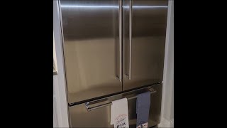 Kitchenaid KBFN502ESS02 built in refrigerator leaking water inside [upl. by Sib95]