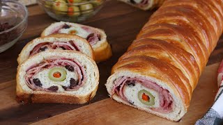 PAN de JAMÓN Venezolano  Recetas Navideñas  CUKit [upl. by Amsirp]