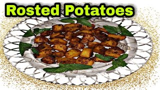 Rosted Potato Recipe l Snacks Time by Monas Flavour [upl. by Aglo]