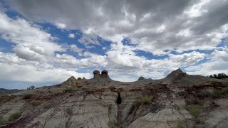 Some panoramic views of Makoshika State Park in Glendive Montana [upl. by Anitsrik]