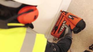 Screwfix  Paslode IM65A F16 63mm Angled Gas Brad Nailer 74V LiIon Ignition [upl. by Reema]