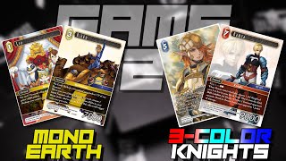 FFTCG Opus 22  Mono Earth VERSUS Knights  Game 2 [upl. by Eusadnilem168]