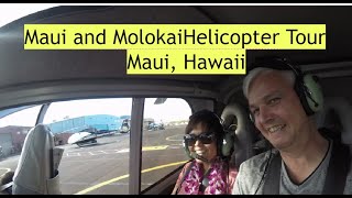 Maui and Molokai Helicopter Tour  Maverick Helicopters Maui Hawaii [upl. by Yrolam]