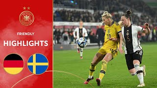 Frohms with a strong performance  Germany vs Sweden 00  Highlights  Women Friendly [upl. by Gronseth]